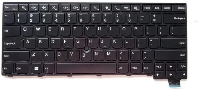 Main image of Laptop Replacement US Layout No Pointer Keyboard for Lenovo Thinkpad T460s T470s S2 00PA411 00PA493 SN20H42323 SN20H42405 01YR046 00PA452 00PA534 01YT142 01EN682 01EN723 01EN723