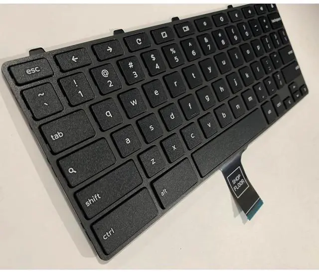 Alt view image 6 of 7 - Laptop Replacement US Layout Keyboard for Dell Chromebook 11 3100 3400 3110 5190 00D2DT 0H06WJ 0D2DT AE09U018 (Not for Chromebook 3100/5190 2-in-1) no Backlit