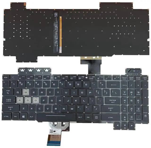 Main image of Laptop Replacement US Layout RGB Colorful Backlight Keyboard for Asus TUF Gaming FX505 FX505D FX505DV FX505DD FX505DT FX505DU FX505DY FX505G FX505GT FX505GU FX505GE FX505GD FX505GM FX505A FX504 FX705