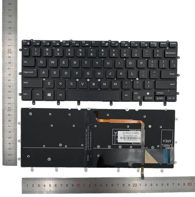 Main image of Laptop Replacement US Layout with Backlit Keyboard for DELL XPS 13 9343 9350 9360 Inspiron 15 7547 7548 Inspiron 13 7000 7347 7348 7352 7353 7359 US Backlit 0DKDXH NSK-LS0BW DKDXH