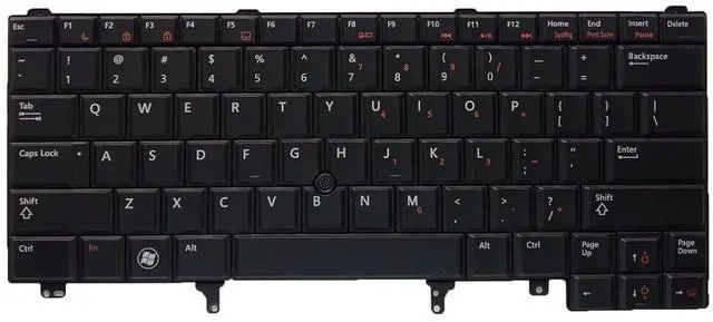 Alt view image 2 of 3 - Laptop Replacement US Layout with Pointing with Backlight Keyboard for Dell Latitude E5420 E5430 E6220 E6320 E6330 E6420 E6430 E6440 9Z.N5MBV.A01 NSK-DVABV 01 O24P9J 0RT9T6