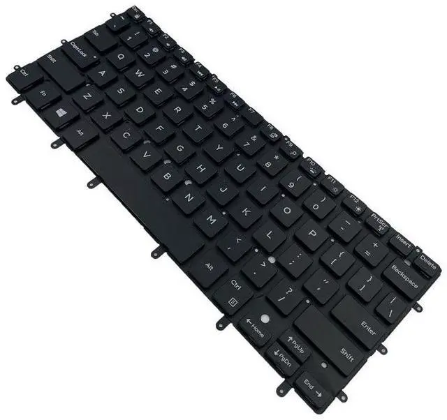 Alt view image 2 of 7 - Laptop Replacement US Layout with Backlit Keyboard for DELL XPS 13 9343 9350 9360 Inspiron 15 7547 7548 Inspiron 13 7000 7347 7348 7352 7353 7359 US Backlit 0DKDXH NSK-LS0BW DKDXH