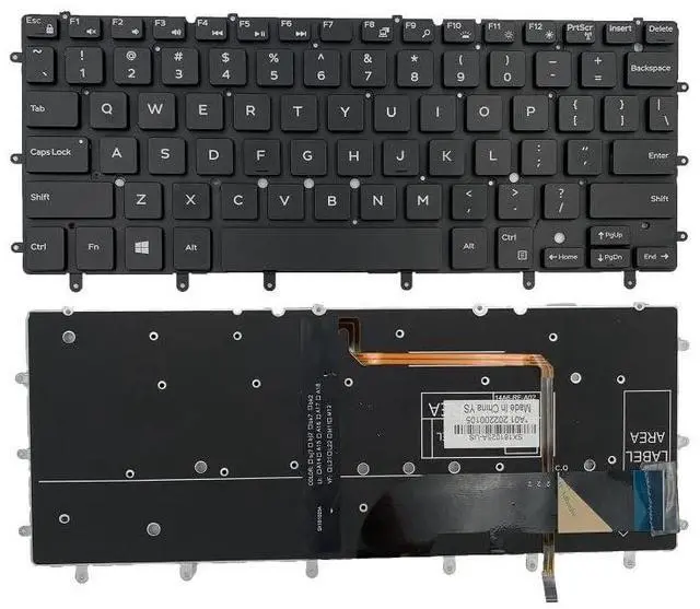 Alt view image 5 of 7 - Laptop Replacement US Layout with Backlit Keyboard for DELL XPS 13 9343 9350 9360 Inspiron 15 7547 7548 Inspiron 13 7000 7347 7348 7352 7353 7359 US Backlit 0DKDXH NSK-LS0BW DKDXH