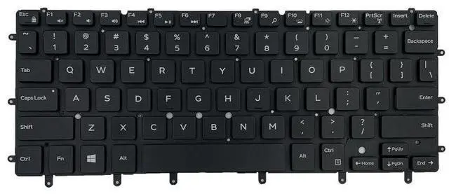 Alt view image 6 of 7 - Laptop Replacement US Layout with Backlit Keyboard for DELL XPS 13 9343 9350 9360 Inspiron 15 7547 7548 Inspiron 13 7000 7347 7348 7352 7353 7359 US Backlit 0DKDXH NSK-LS0BW DKDXH