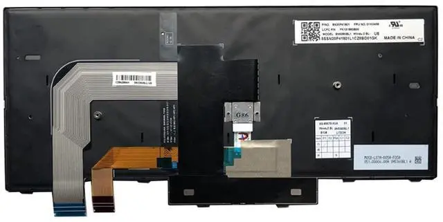 Alt view image 3 of 4 - Laptop Replacement US Layout Backlit Keyboard for Lenovo Thinkpad T470 T480 A475 A485 Black