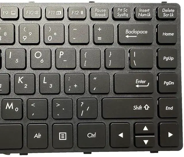 Alt view image 3 of 7 - Laptop Replacement US Layout with Backlight Keyboard for GETAC S410 G1 G2 G3 S410G1 S410G3 / S410 G3 6150e English with Frame S410 G1 G2 S410 G3 G4 CS603-C US YXT-24-38 NB1985 SE2DYQPAADTJ