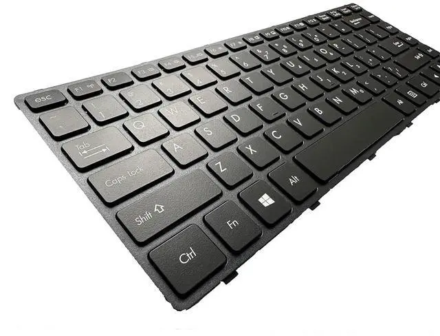 Alt view image 4 of 7 - Laptop Replacement US Layout with Backlight Keyboard for GETAC S410 G1 G2 G3 S410G1 S410G3 / S410 G3 6150e English with Frame S410 G1 G2 S410 G3 G4 CS603-C US YXT-24-38 NB1985 SE2DYQPAADTJ