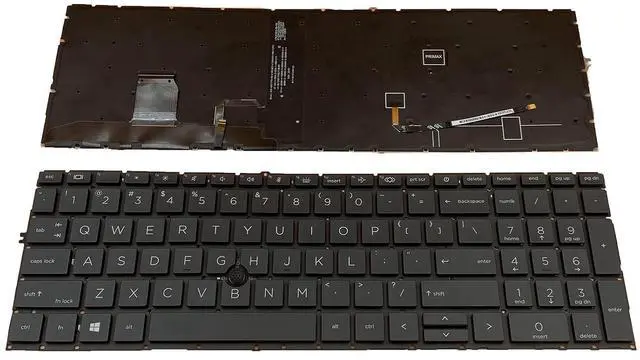 Alt view image 2 of 7 - Laptop Keyboard Replacement US Layout with Backlight for HP Elitebook 850 G7/G8 855 G7/G8 (L89916-001)