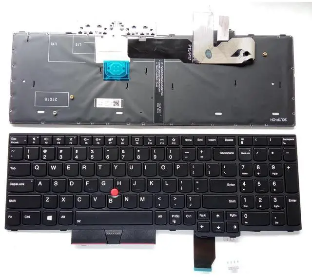 Main image of Laptop Replacement US Layout with Backlit Keyboard for Lenovo Thinkpad P15 P17 T15g Gen 1 Keyboard US Backlit 5N20Z74859 5N20Z74785