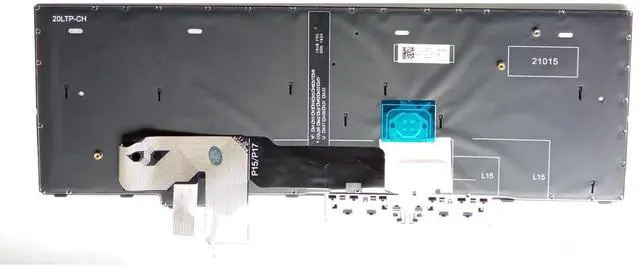 Alt view image 3 of 3 - Laptop Replacement US Layout with Backlit Keyboard for Lenovo Thinkpad P15 P17 T15g Gen 1 Keyboard US Backlit 5N20Z74859 5N20Z74785