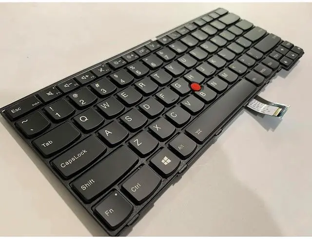 Alt view image 7 of 7 - Laptop Replacement US Layout Keyboard for Lenovo ThinkPad T440 T440s T450 T450s T460 04Y0967 04Y0968 with Frame,TrackPoint,Backlit Black