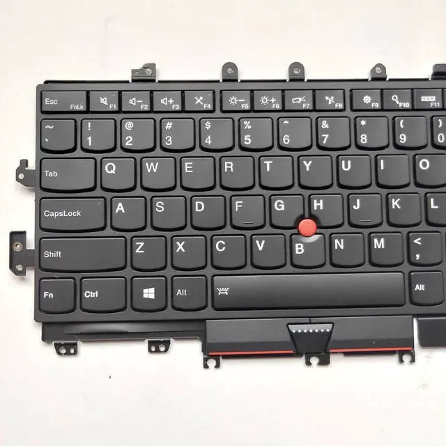 Alt view image 4 of 7 - Laptop Replacement US Layout with Backlight with Pointer Keyboard for Lenovo ThinkPad X1 Yoga 1st gen 20FQ 20FR 2016 Black Frame 000PA054 00PA042 NSK-Z80BW SN20H34910 SN20H34951