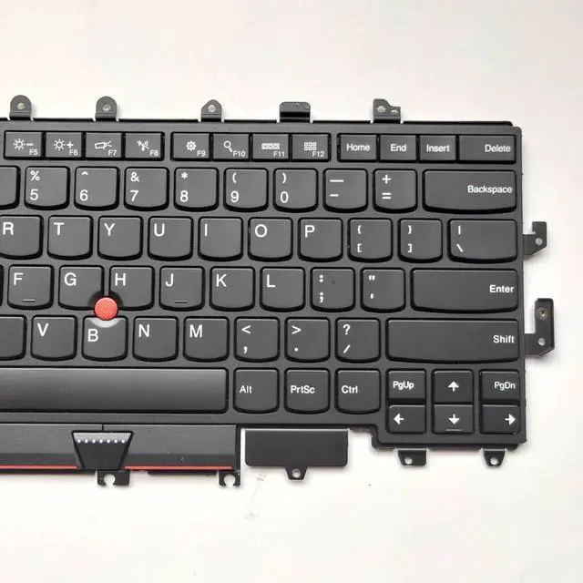 Alt view image 5 of 7 - Laptop Replacement US Layout with Backlight with Pointer Keyboard for Lenovo ThinkPad X1 Yoga 1st gen 20FQ 20FR 2016 Black Frame 000PA054 00PA042 NSK-Z80BW SN20H34910 SN20H34951