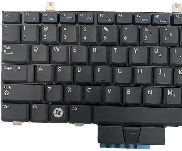 Alt view image 7 of 7 - Laptop Replacement Keyboard for Dell Latutude E6400 E6410 E6500 E6510 E5410 E5510 E5400 E5500 Precision M2400 M4400 M4500No Pointing No Backlit New US Layout