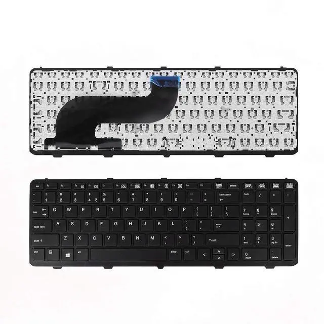 Main image of Laptop Replacement Keyboard for HP ProBook 650 G1 655 G1 650G1 655G1 US with Frame Laptop Keyboard Black 738697-001