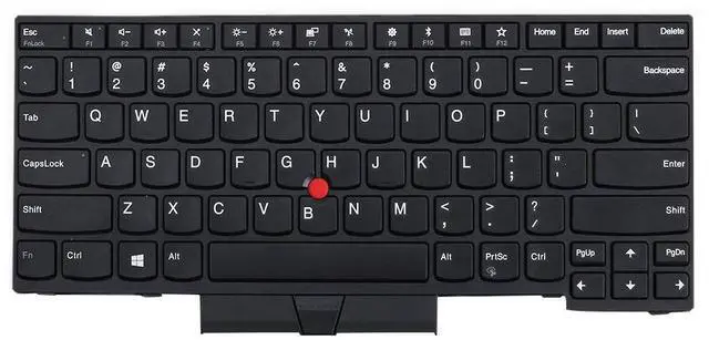 Alt view image 2 of 3 - Laptop Replacement Keyboard for Lenovo ThinkPad E490 E495 T490 L490 E480 E485 L480 T480s Laptop Replace Black (No Backlight)