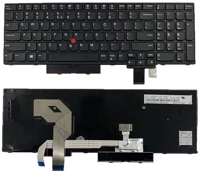 Main image of Laptop Replacement US Layout Keyboard for Lenovo IBM Thinkpad T570 T575 T580 P51s P52s(Isn't for P51 P52) Black