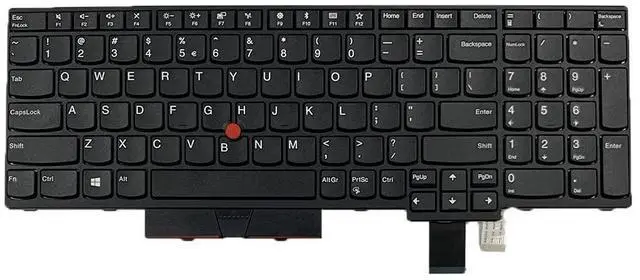 Alt view image 3 of 7 - Laptop Replacement US Layout Keyboard for Lenovo IBM Thinkpad T570 T575 T580 P51s P52s(Isn't for P51 P52) Black