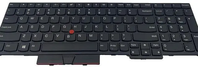 Alt view image 6 of 7 - Laptop Replacement US Layout Keyboard for Lenovo IBM Thinkpad T570 T575 T580 P51s P52s(Isn't for P51 P52) Black
