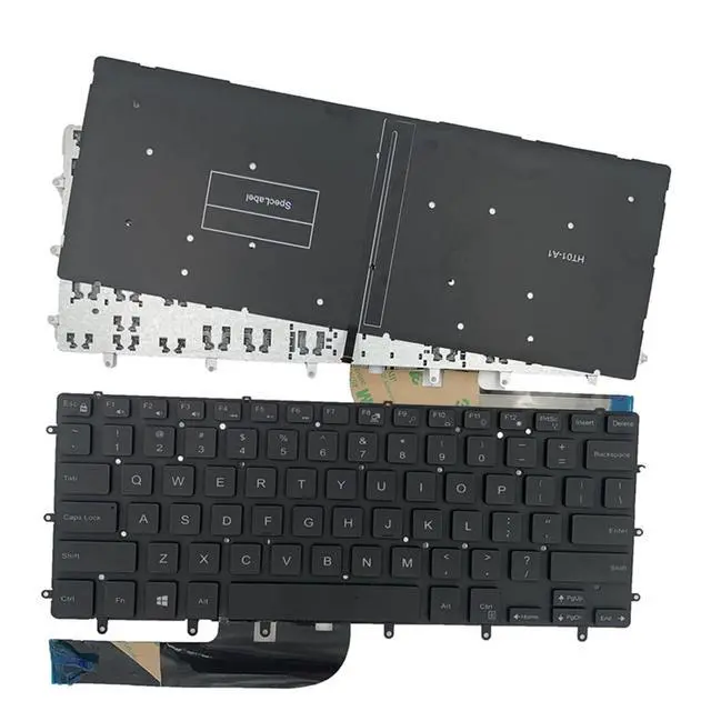 Alt view image 2 of 7 - Laptop Replacement US Layout with Backlit Keyboard for Dell XPS 15 9550 9560 9570 Precision 5510 m5510 5520 5530 Inspiron 15 7000 15-7558 15-7568 NSK-LV0BW