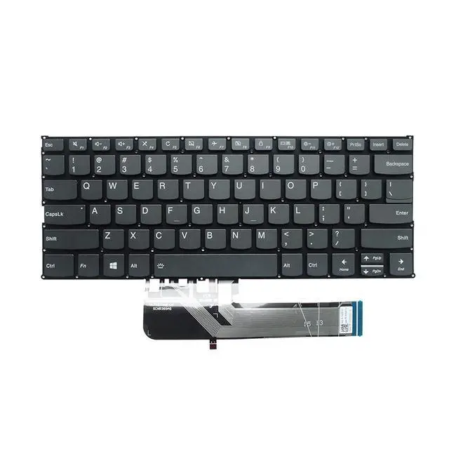 Alt view image 2 of 4 - Laptop Replacement US Layout Backlit Keyboard for Lenovo IBM Yoga 530 530-14 530-14IKB 530-14ARR Flex 6-14ARR 6-14IKB Gray