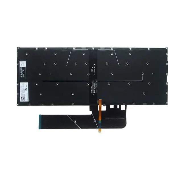 Alt view image 3 of 4 - Laptop Replacement US Layout Backlit Keyboard for Lenovo IBM Yoga 530 530-14 530-14IKB 530-14ARR Flex 6-14ARR 6-14IKB Gray