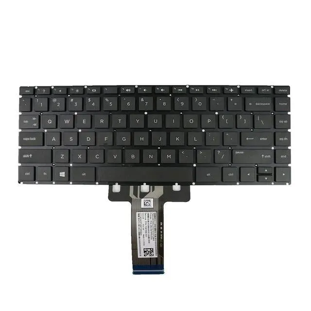 Alt view image 4 of 5 - Laptop Replacement US Layout Keyboard for HP 14-BS 240 G6 14-BK 14-BF 14M-BA 14-CB 14-BW 14-BA 14T-BA Black