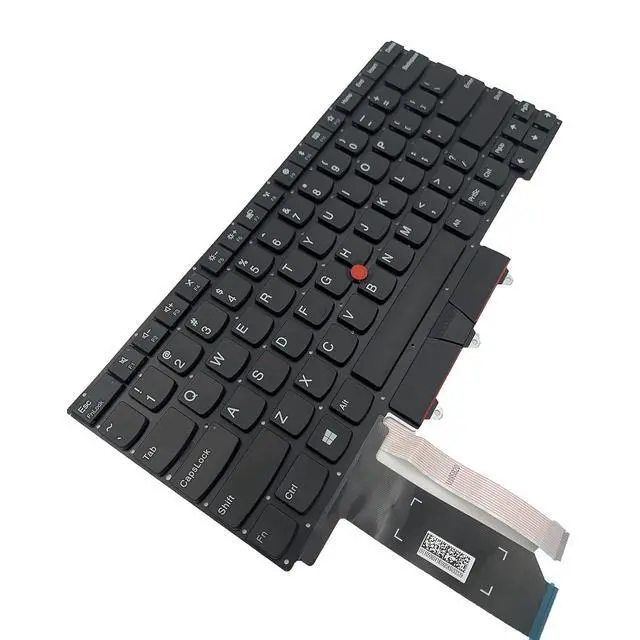 Alt view image 4 of 7 - Laptop Replacement US Layout Keyboard with Pointer for Lenovo Thinkpad E14 R14 Gen 2 (20T6 20T7 20TA 20TB)