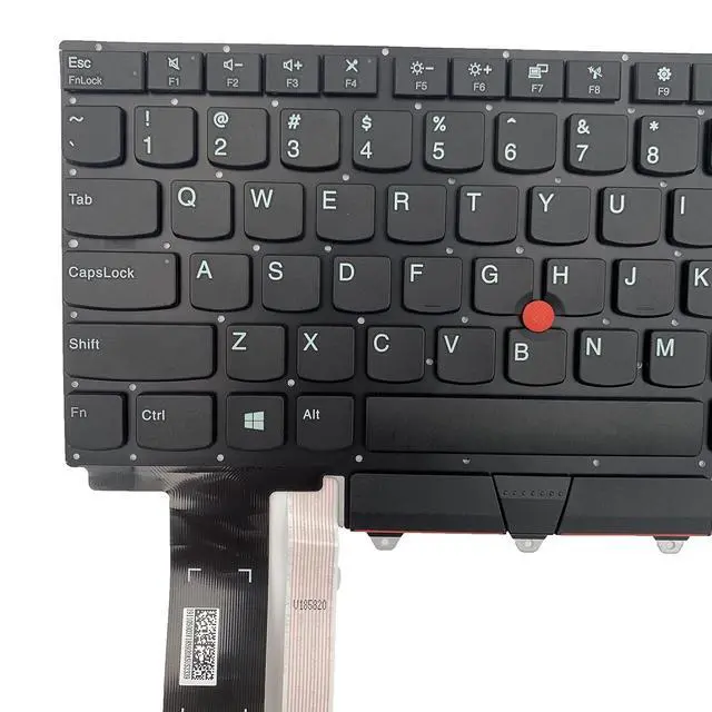 Alt view image 7 of 7 - Laptop Replacement US Layout Keyboard with Pointer for Lenovo Thinkpad E14 R14 Gen 2 (20T6 20T7 20TA 20TB)