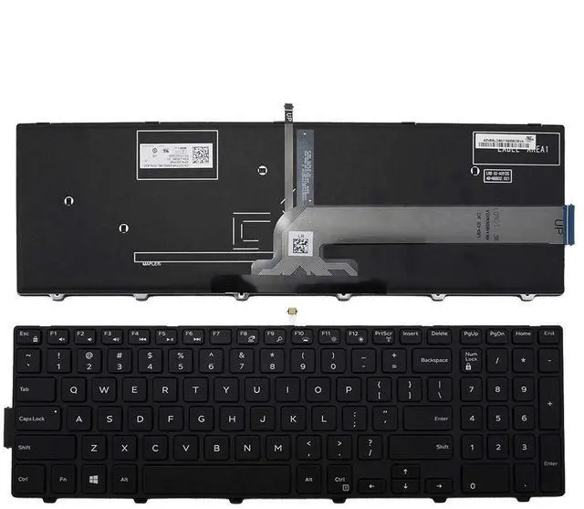 Main image of 15-3000 5000 5547 3551 Laptop Replacement Keyboard for Backlit Dell Inspiron 15 3000 Series 3541 3542 3552 3553 3558 3559, 15 5000 Series 5542 5543 5545 5547 5548 5552 5557 5558 5559, etc, Black1
