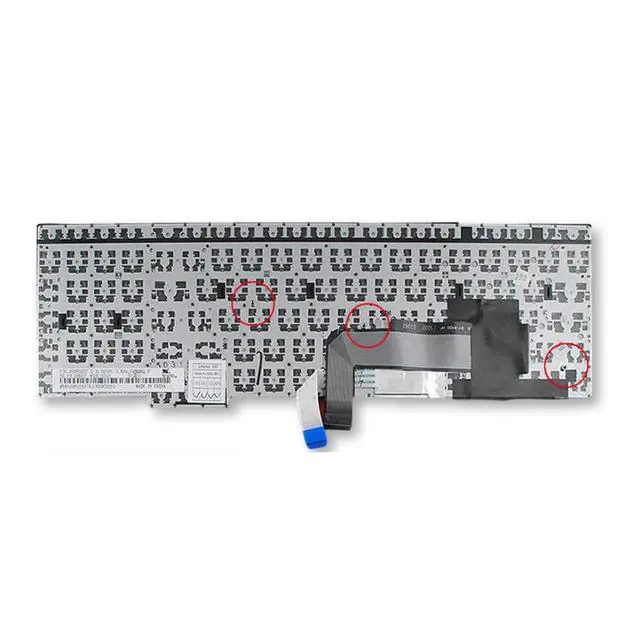 Alt view image 5 of 7 - Laptop Replacement Keyboard for Lenovo ThinkPad E550 E550c E555 E560 E565 Laptop No Backlight,black,E550 E555 E560 E565