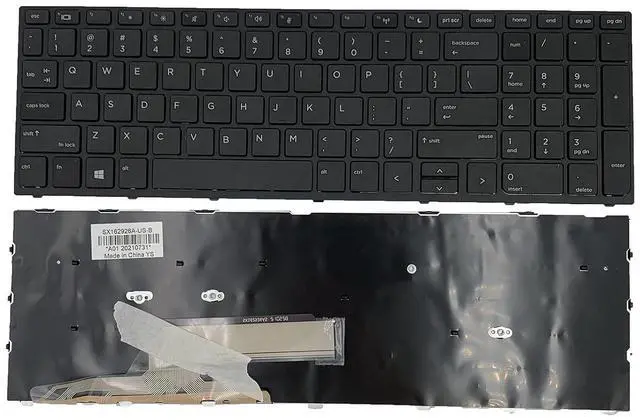 Main image of Laptop Replacement US Layout Keyboard for HP Probook 450 G5 455 G5 470 G5 Black Frame No Backlit Special FeatureNo Backlit