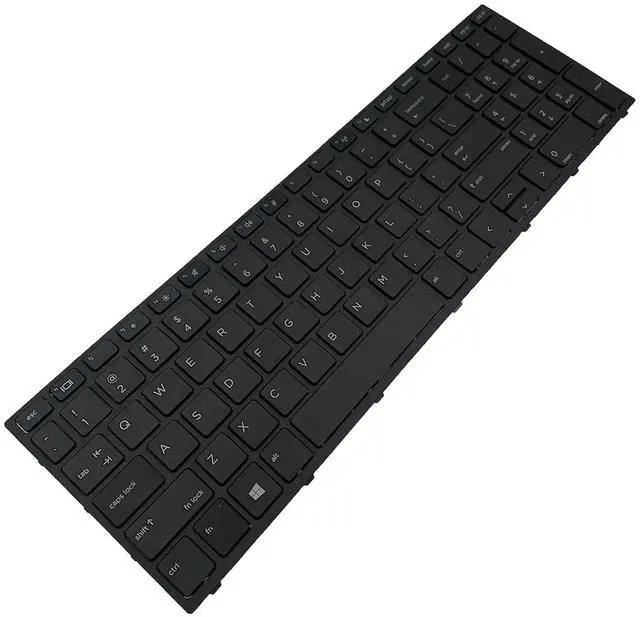 Alt view image 5 of 7 - Laptop Replacement US Layout Keyboard for HP Probook 450 G5 455 G5 470 G5 Black Frame No Backlit Special FeatureNo Backlit