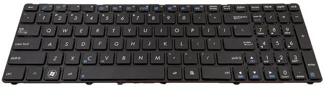 Alt view image 5 of 7 - Laptop Replacement US Layout Keyboard for Asus A52 F50 X53E A53S K53 K53S K54 G73S X73E K52F K52J K52J K52JK K52N K53E K55D K55DE K55DR K55N K72F V111462AK1