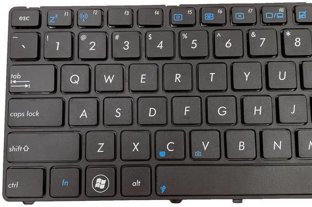 Alt view image 6 of 7 - Laptop Replacement US Layout Keyboard for Asus A52 F50 X53E A53S K53 K53S K54 G73S X73E K52F K52J K52J K52JK K52N K53E K55D K55DE K55DR K55N K72F V111462AK1