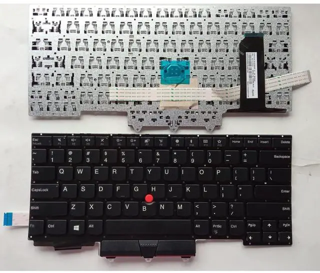 Main image of Laptop Replacement US Layout Keyboard for Lenovo Thinkpad E14 Gen 5 Type 21JK 21JL 21JR JS 5M11B77513 Without Frame,TrackPoint,No Backlit Black