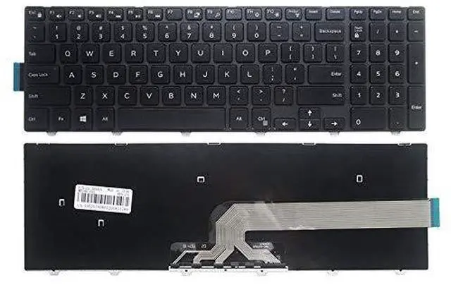 Main image of Laptop Replacement Keyboard for Dell Inspiron 15 3000 3541 3542 3543 3551 3558 3559 5000 5542 5545 5547 5548 5551 5555 5558 and 17 5000 Series US Layout