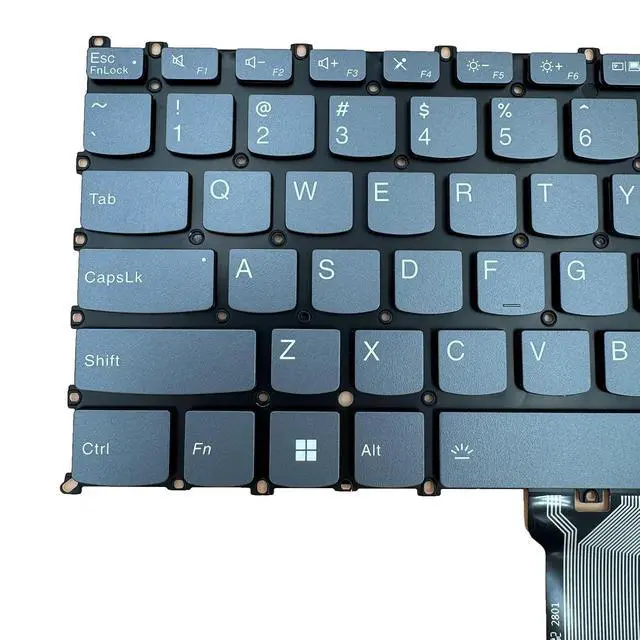 Alt view image 6 of 7 - Laptop Replacement US Layout with Backlight Keyboard for Lenovo Slim 7 Prox 14arh7 82V2, Yoga 7 14IAL7 14ARB7 82QE 82QF Laptop SN21G96066 PT4SB