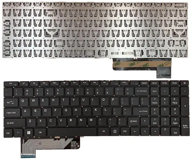 Main image of Laptop Replacement US Layout Keyboard for Gateway GWTN156-1 GWTN156-4 GWTN156-5 MB3661028 PRIDE-K3960 F0041-028 YXT-93-222 N15GS9 N15CS9 X317H
