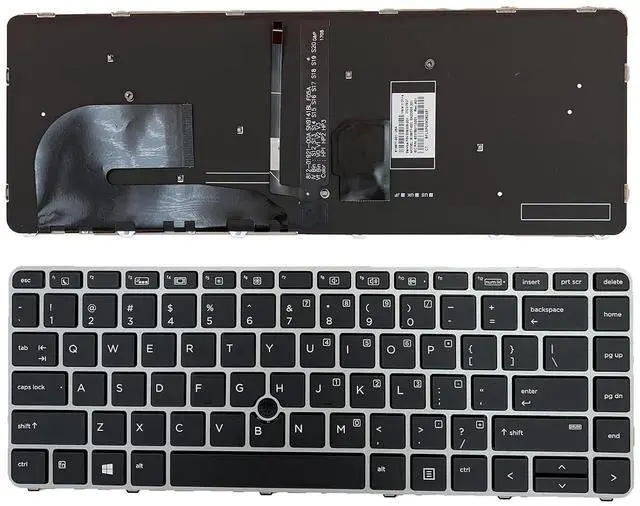 Main image of Laptop Replacement US Layout with Pointing with Backlight Keyboard for HP EliteBook 840 G3/745 G3/840 G4/745 G4 836308-001 821177-001 819877-001