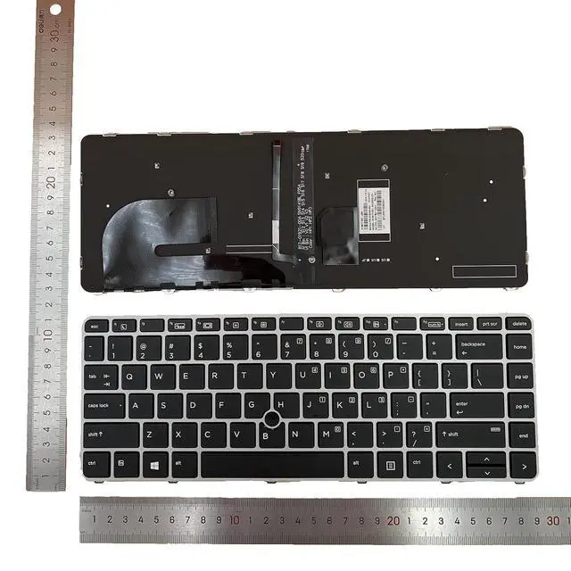 Alt view image 2 of 7 - Laptop Replacement US Layout with Pointing with Backlight Keyboard for HP EliteBook 840 G3/745 G3/840 G4/745 G4 836308-001 821177-001 819877-001