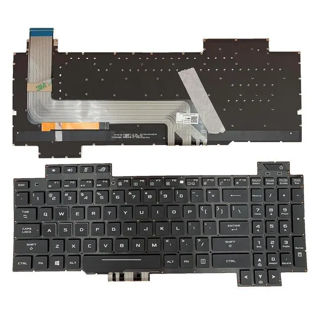 Alt view image 2 of 7 - Laptop Replacement US Layout with Backlight Keyboard for Asus ROG Strix GL503 GL503V GL503VD GL503VS GL503VM GL503GE GL703V GL703VD GL703VM GL703GE V170162AK1