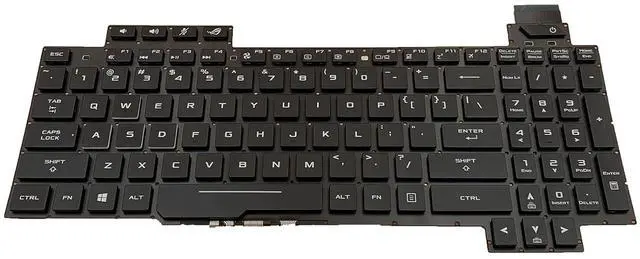 Alt view image 7 of 7 - Laptop Replacement US Layout with Backlight Keyboard for Asus ROG Strix GL503 GL503V GL503VD GL503VS GL503VM GL503GE GL703V GL703VD GL703VM GL703GE V170162AK1
