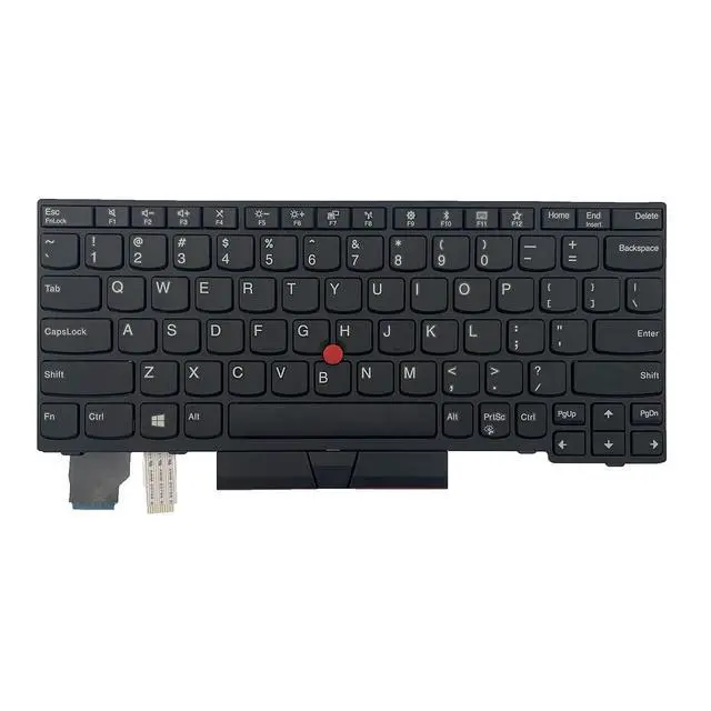 Alt view image 3 of 7 - Laptop Replacement US Keyboard for Lenovo IBM Thinkpad X280 X390 X395 Laptop Keyboard no Backlit 01YP000