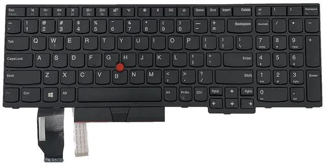 Alt view image 3 of 7 - Laptop Replacement US Layout Keyboard for Lenovo Thinkpad E580 E590 T590 L580 L590 Moon2020 Laptop Replacement Keyboard for IBM Thinkpad P72 P53 P73 P52