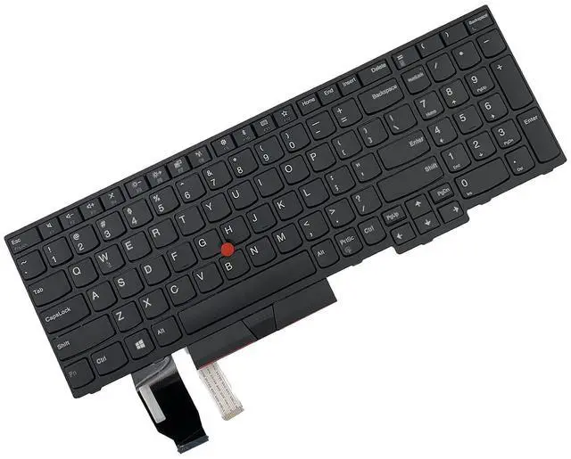 Alt view image 5 of 7 - Laptop Replacement US Layout Keyboard for Lenovo Thinkpad E580 E590 T590 L580 L590 Moon2020 Laptop Replacement Keyboard for IBM Thinkpad P72 P53 P73 P52