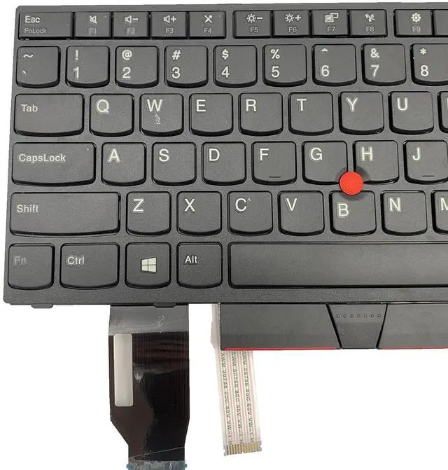 Alt view image 4 of 7 - Laptop Replacement US Layout Keyboard for Lenovo Thinkpad E580 E590 T590 L580 L590 Moon2020 Laptop Replacement Keyboard for IBM Thinkpad P72 P53 P73 P52