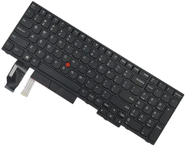 Alt view image 6 of 7 - Laptop Replacement US Layout Keyboard for Lenovo Thinkpad E580 E590 T590 L580 L590 Moon2020 Laptop Replacement Keyboard for IBM Thinkpad P72 P53 P73 P52