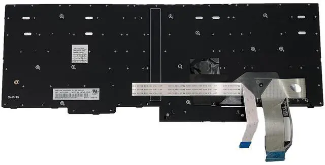 Alt view image 7 of 7 - Laptop Replacement US Layout Keyboard for Lenovo Thinkpad E580 E590 T590 L580 L590 Moon2020 Laptop Replacement Keyboard for IBM Thinkpad P72 P53 P73 P52