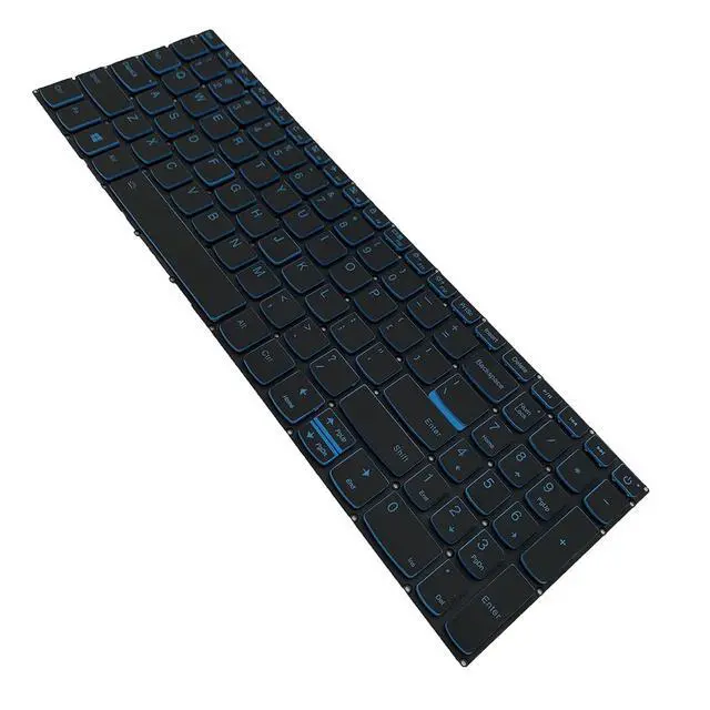 Alt view image 2 of 7 - Laptop Replacement US Layout with Backlit Keyboard for Lenovo ideapad L340-15 L340-17 L340-17IRH L340-15IRH 5000-15 520-15 320S-15 L3-15IML05 L3-15ITL6 S145-15AST S145-15IKB with Blue Frame SN20M61485
